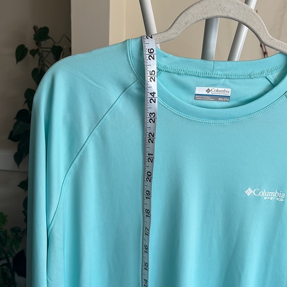 ❤️Columbia Women’s PFG Tidal Tee ll Long Sleeve-Gullfoss Green, White Lo… - Picture 13 of 16